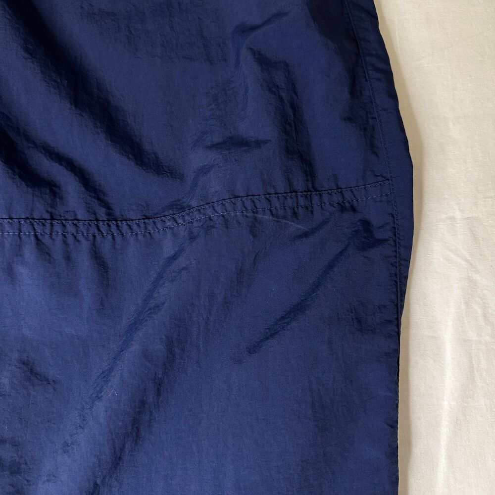Vintage Niki SB Windbreaker Track Pants Mens Medium Navy Blue Mesh Lined Y2K - Picture 12 of 13